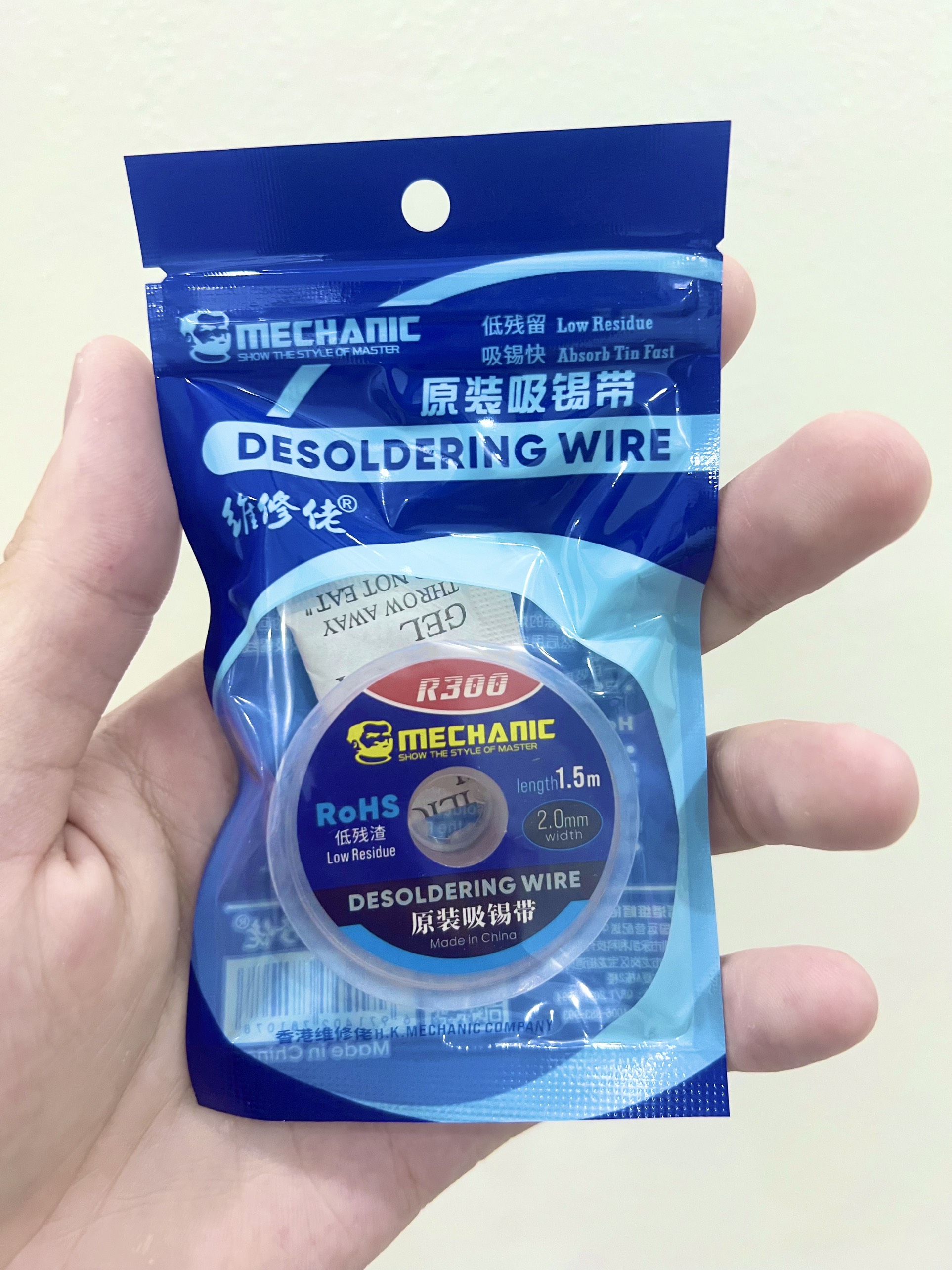 Dây hút chì, hút thiếc cao cấp Mechanic 2mm
