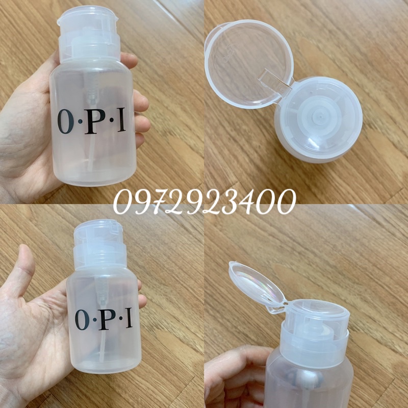 Bình nhún opi đựng nước lau gel ,dung dịch aceton - nail937