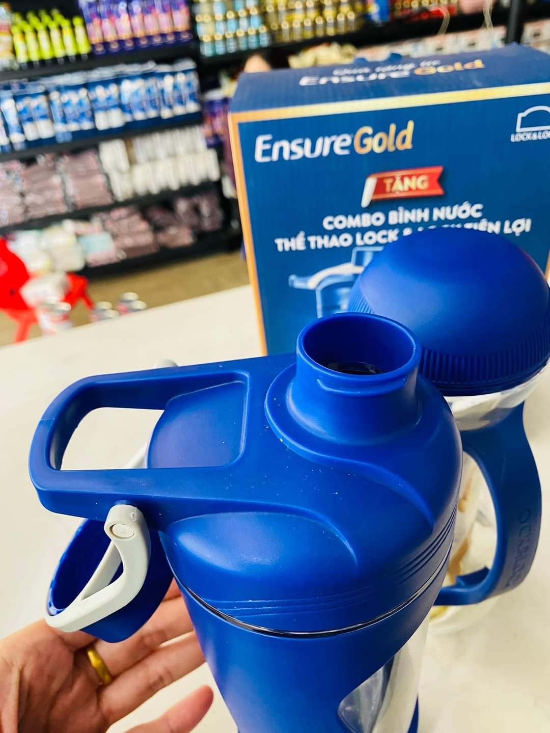 COMBO BÌNH NƯỚC THỂ THAO + BÌNH LẮC LOCK & LOCK(QUÀ TẶNG TỪ ENSURE)