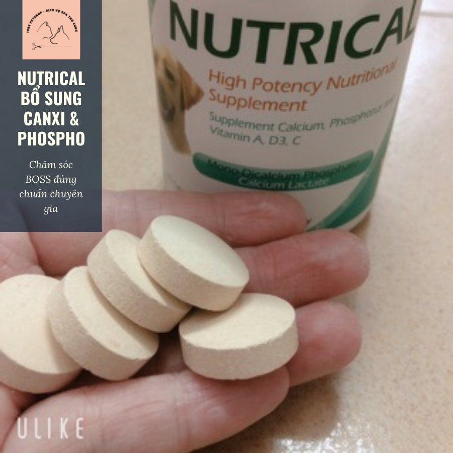 Viên NUTRICAL - Bổ sung Canxi & Phospho cho chó mèo (Viên lẻ)