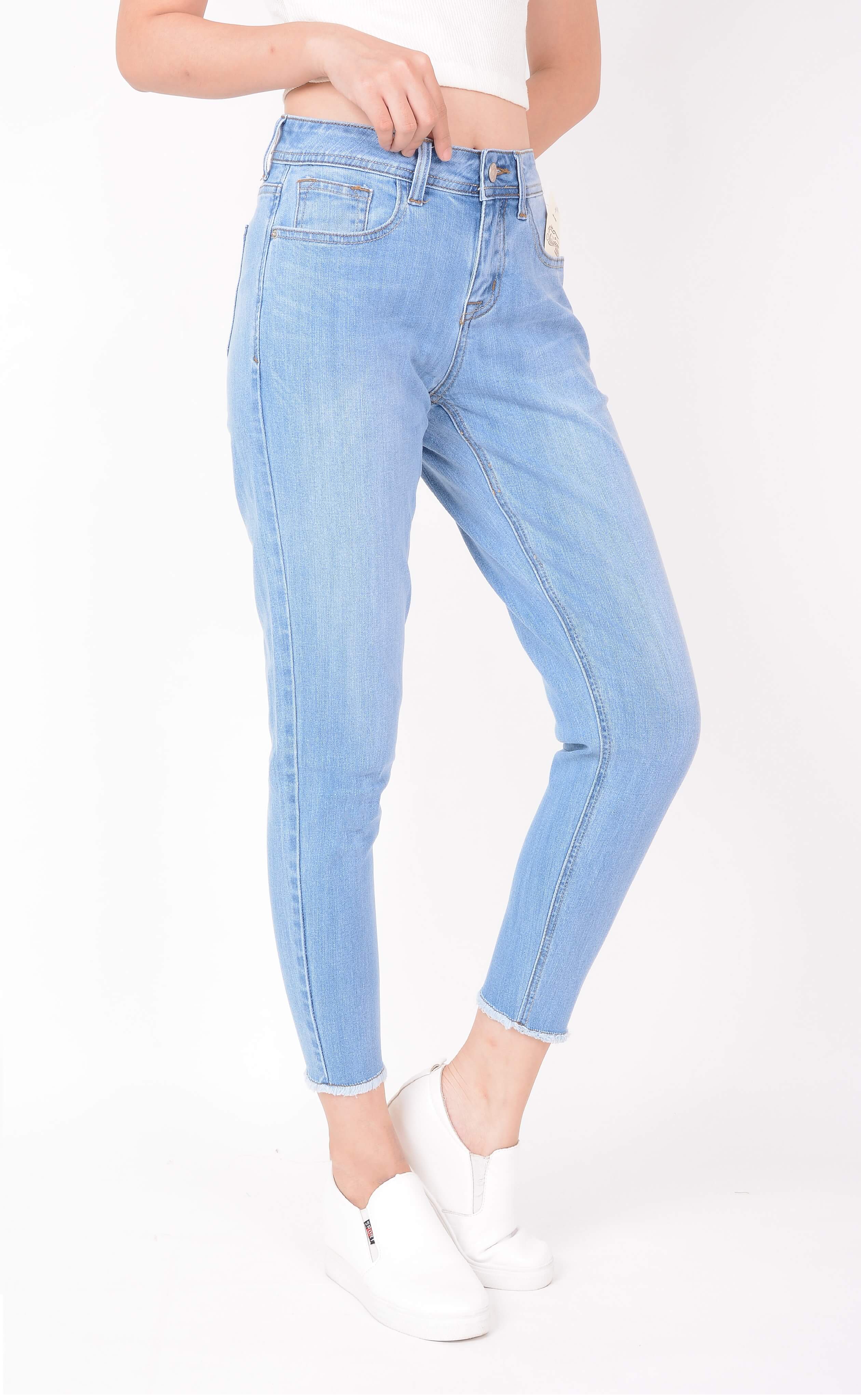 quần baggy bò rua gấu xanh