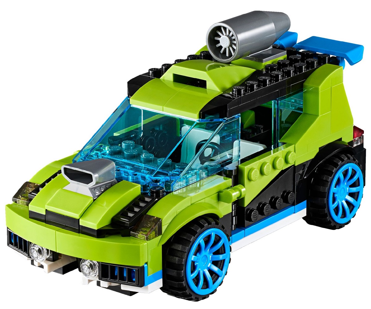 Bộ lắp ráp Xe Đua Động Cơ Tên-Lửa - LEGO Creator 31074 (241 Chi Tiết)