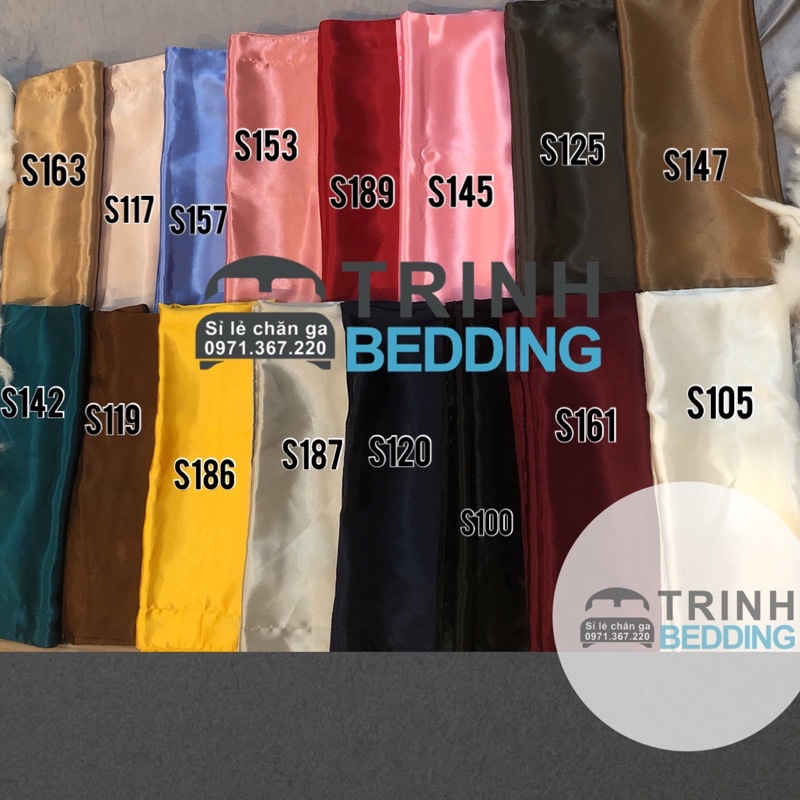 BỘ Ga Gối Mền Phi lụa 1M2x2m 1M4x2m Đặt hàng