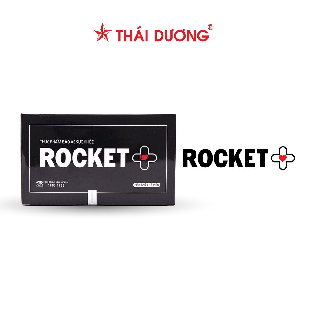 Viên uống rocket+ hỗ trợ sinh lí nam giới sao thái dương 45 viên/ hộp , , rocket 1h