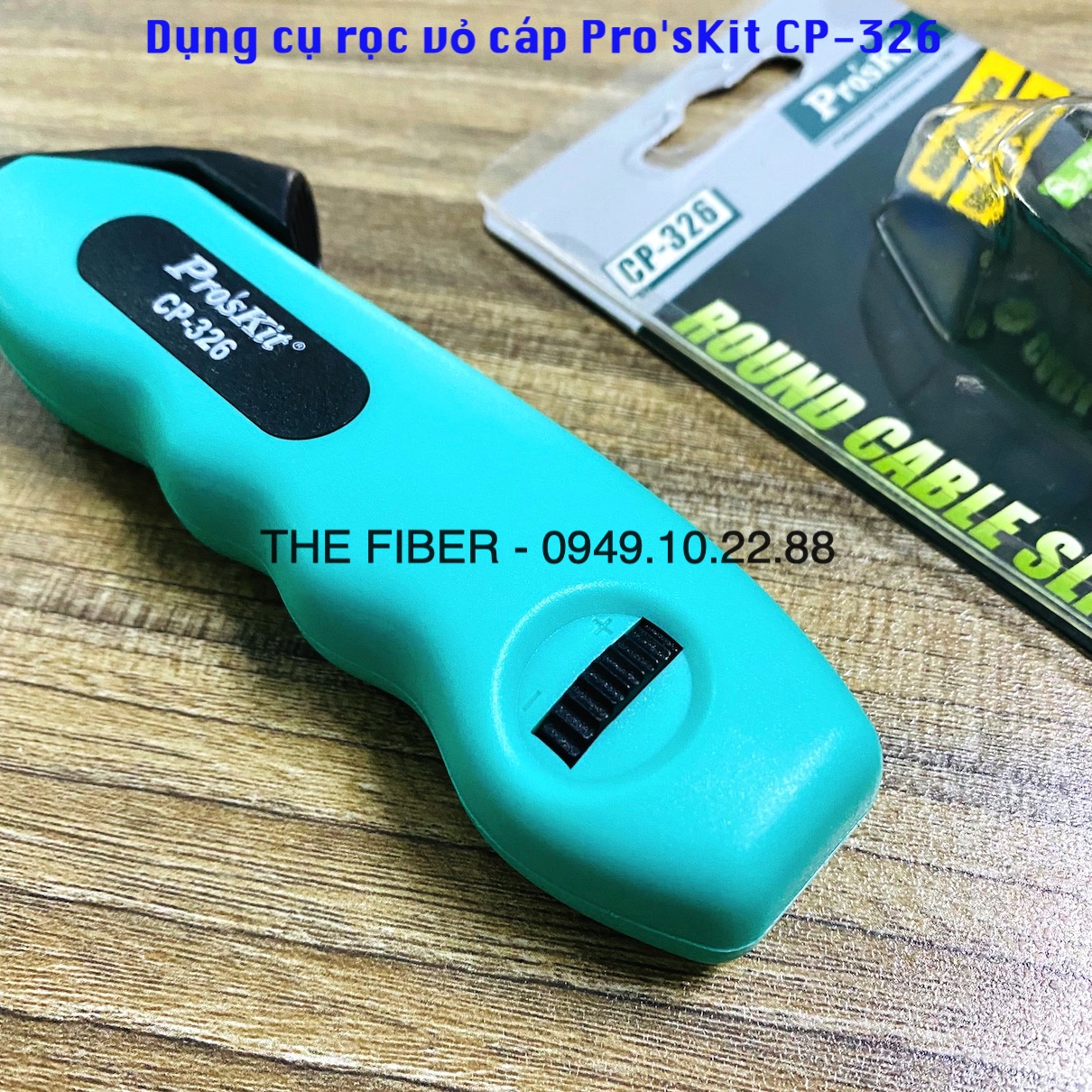Dụng cụ rọc vỏ cáp Pro'sKit CP-326