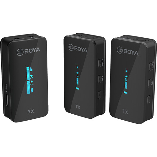 Micro BOYA XM6 S2 - Micro không dây Boya XM6S2 (2-Transmitter+ 1-Receiver) - Bảo hành 12 tháng