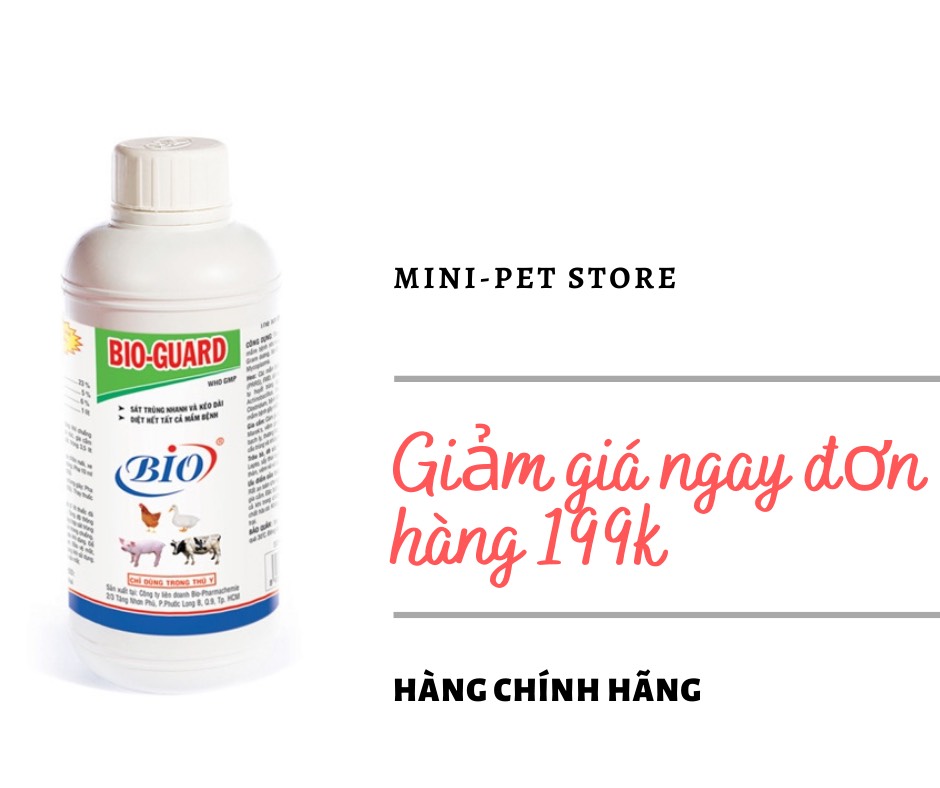GUARD - BIO SÁT TRÙNG CHUỒNG TRẠI (500ml)  THÚ Y BIO
