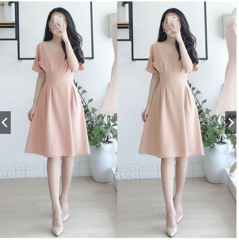 Đầm xòe eo cách điệu sang chảnh