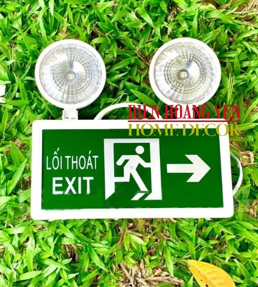 Đèn Sự Cố Khẩn Cấp Chiếu Sáng Kết Hợp Biển Chỉ Dẫn Thoát Nạn Exit
