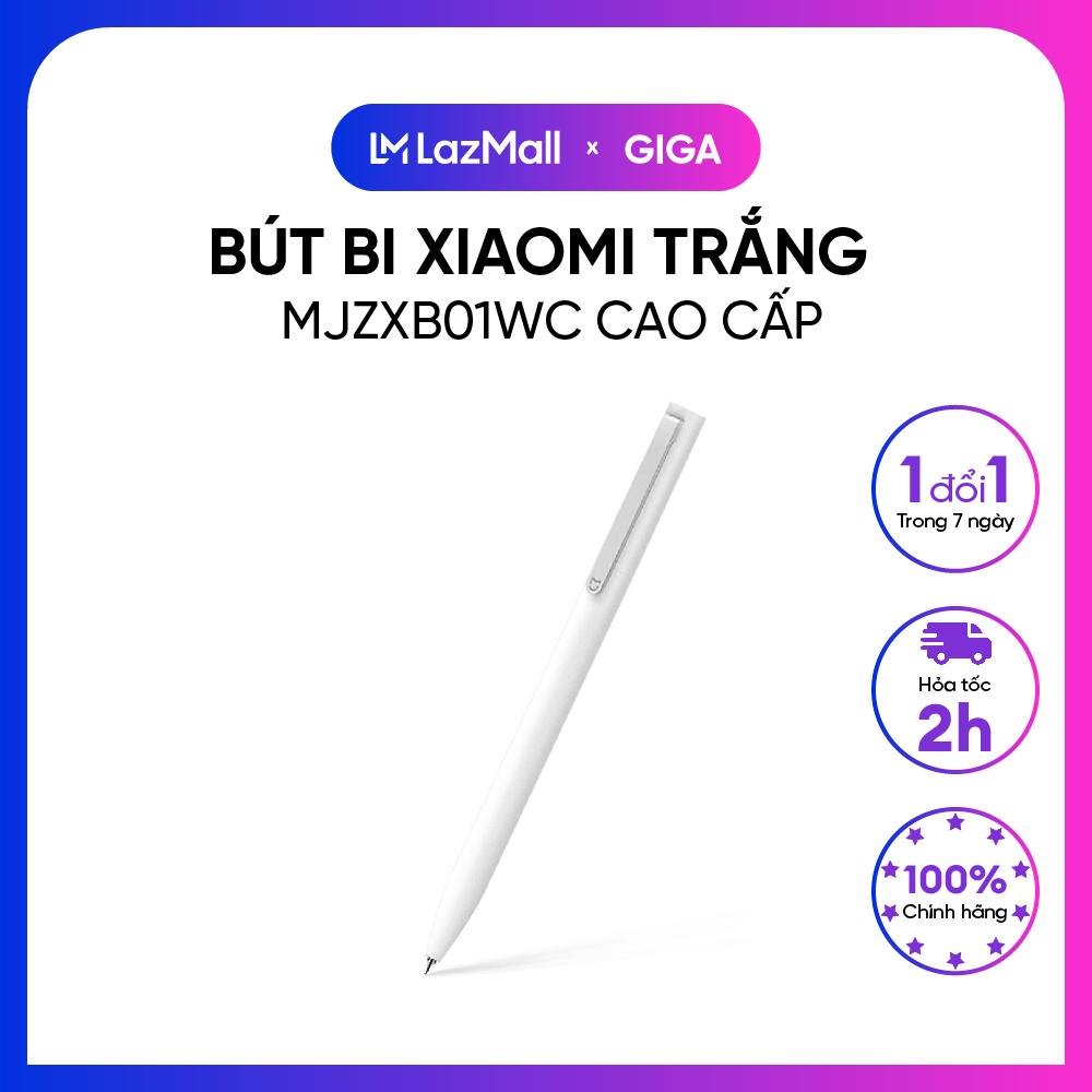 Bút bi xiaomi trắng 0.5mm mjzxb01wc cao cấp