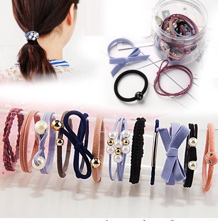 TÚI 12 CÁI CỘT TÓC ĐỦ KIỂU SIÊU XINH THA HỒ ĐIỆU