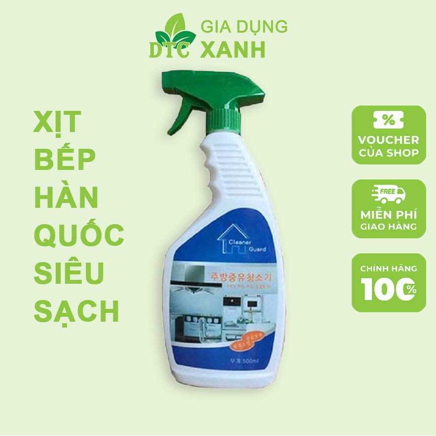Chai xịt bếp tẩy rửa đa năng Hàn Quốc - 500 ml -Rẻ nhất, Chai xịt vệ sinh bếp Hàn Quốc, vệ sinh nhà bếp, tẩy dầu mỡ