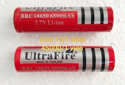 [HCM]Pin sạc UltraFire 6800 mAh điện áp 37~ 4.2V li-on. thái lan