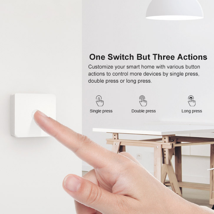Wall Scene Switch Stickers ZigBee 3.0 Sonoff SNZB-01 (Support HomeAssistant)
