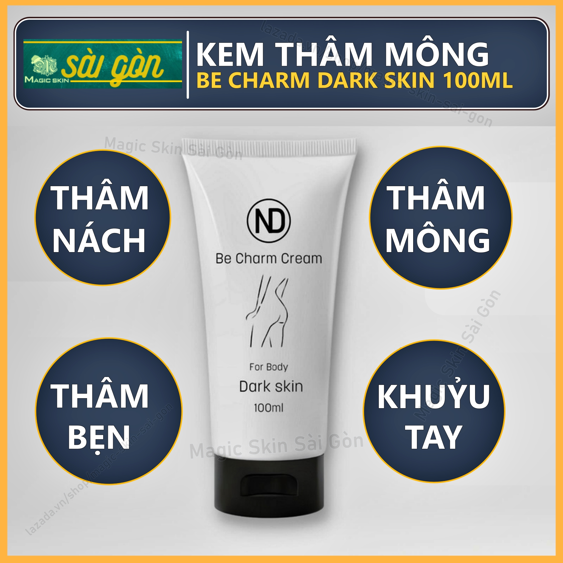 Kem giảm thâm mông ND Be Charm Cream 100ml  [HÀNG CHÍNH HÃNG]