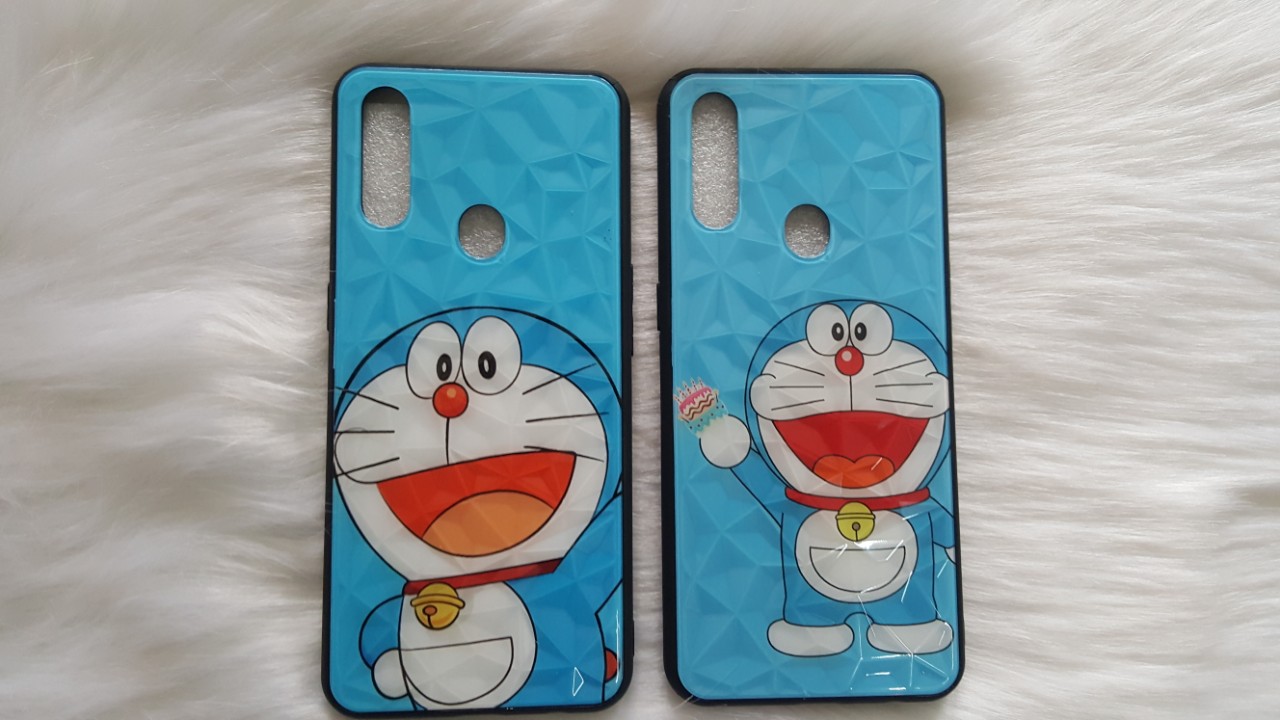 Ốp lưng 3D kim cương Doraemon siêu cưng Oppo A8/A31 (2020)
