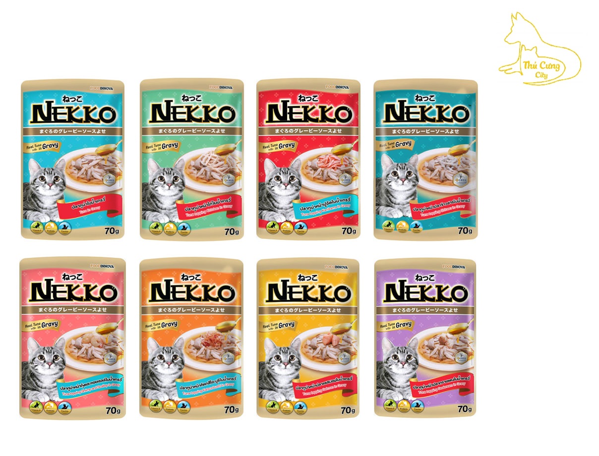 [ pate ] Pate Nekko Gravy 70g ( dạng sốt ) - thơm ngon cho mèo