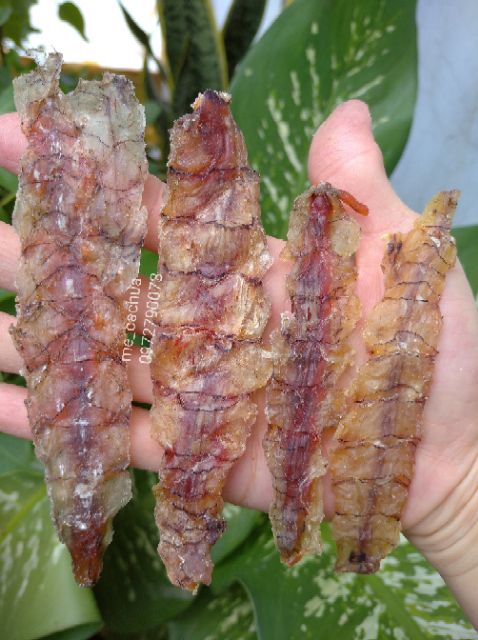 Khô tôm tích (tôm tít, bề bề) tẩm ngọt cay vừa ăn (500g)
