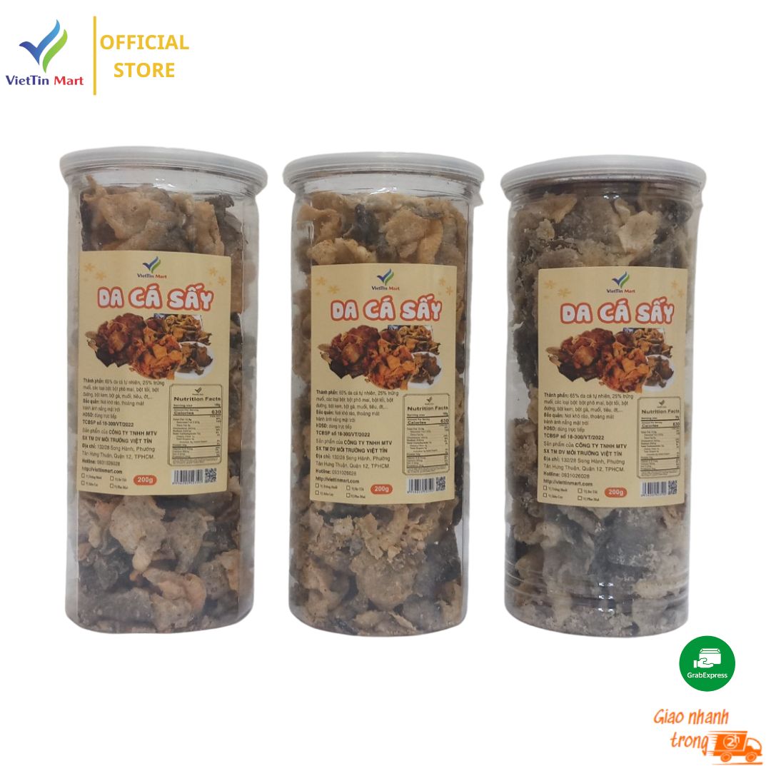 Da Cá Sấy Nhiều Vị ViettinMart 200g