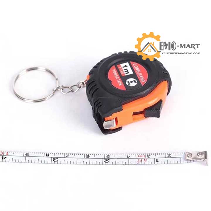 [FreeshipMAX] Móc khóa thước rút mini 1 mét