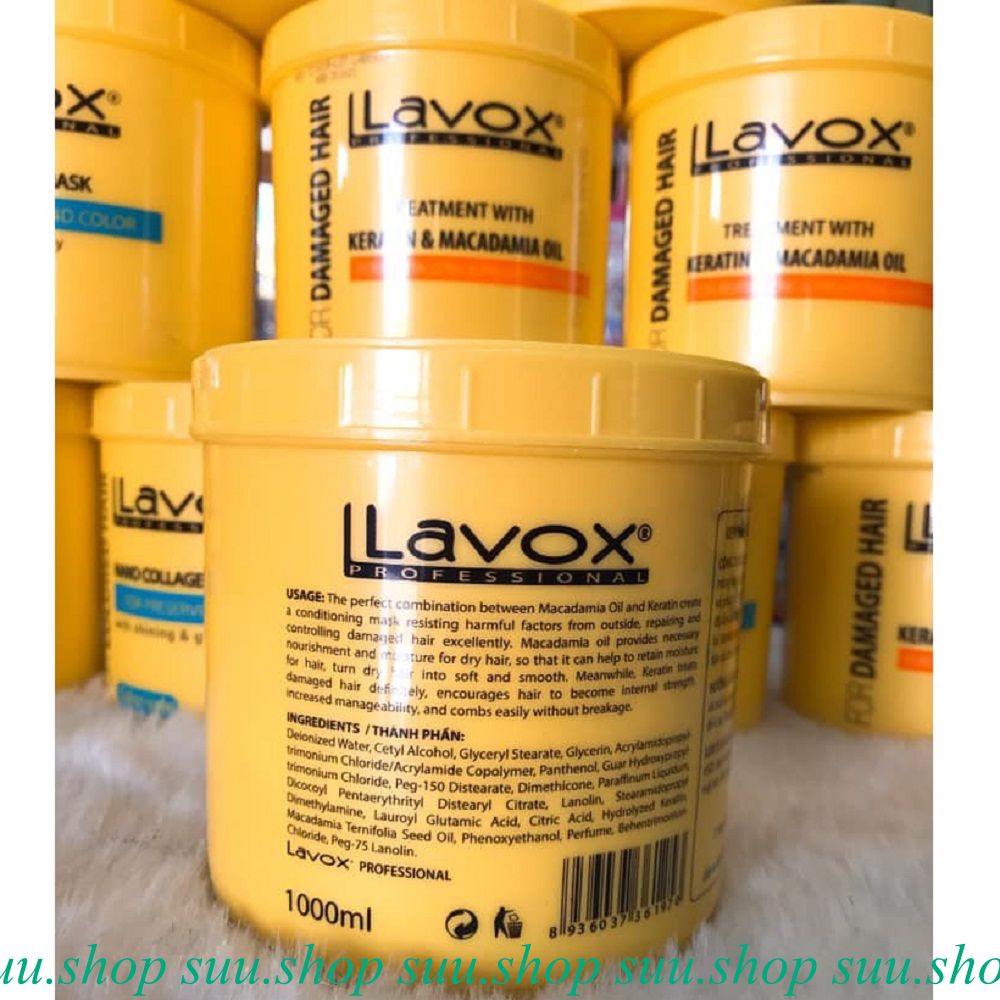 Kem Ủ Tóc Lavox Dành Cho Tóc Nhuộm 1000ml
