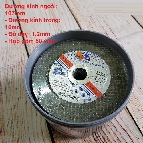Hộp Đá Cắt Sắt - Đá Cắt Inox Usaton 50 Lưỡi
