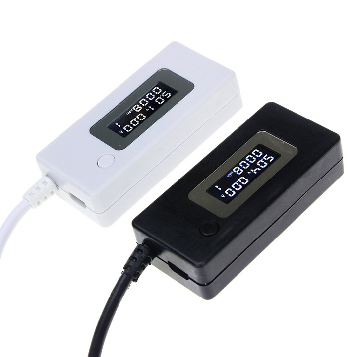 Máy đo dòng điện và điện áp cổng USB KCX-017 (Test điện thoại cốc sạc và pin sạc dự phòng...)