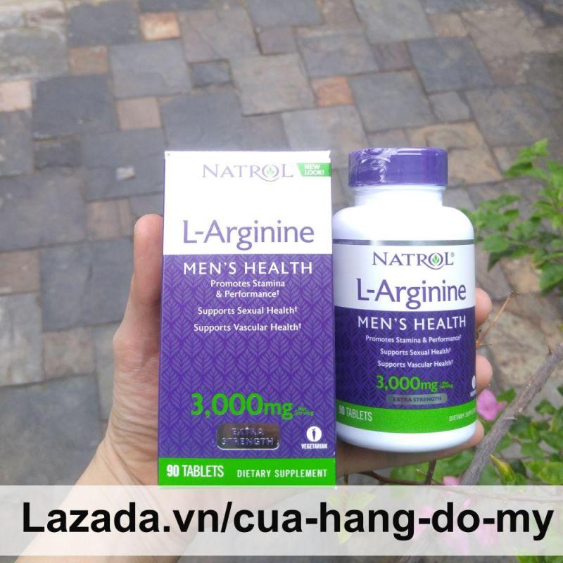 Viên uống L- Arginine 3000 Mg Cải Thiện sức khỏe 90 viên - Natrol L-Arginine