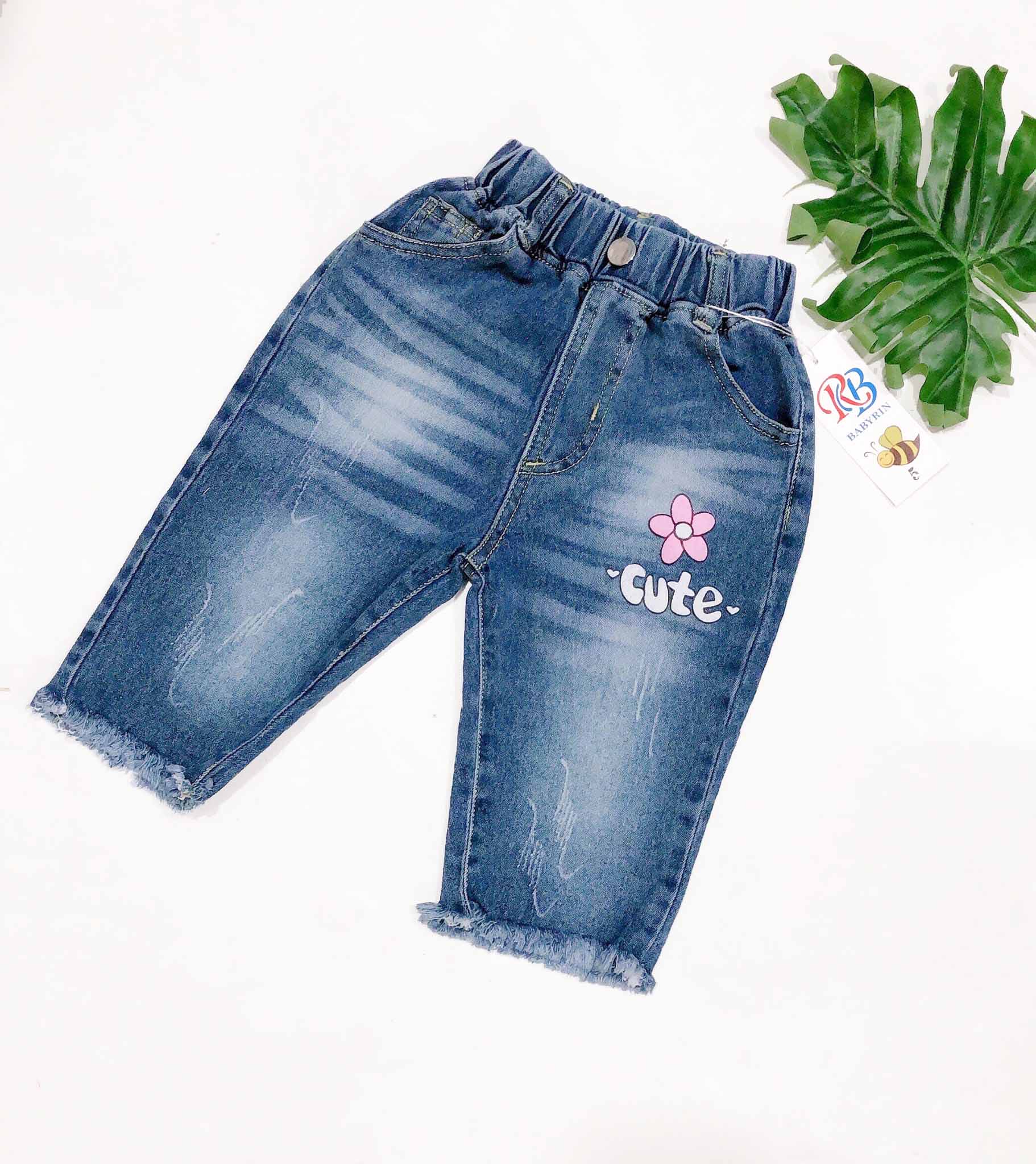 QUẦN JEAN LỬNG CO DÃN BÉ GÁI SIZE ĐẠI CỒ