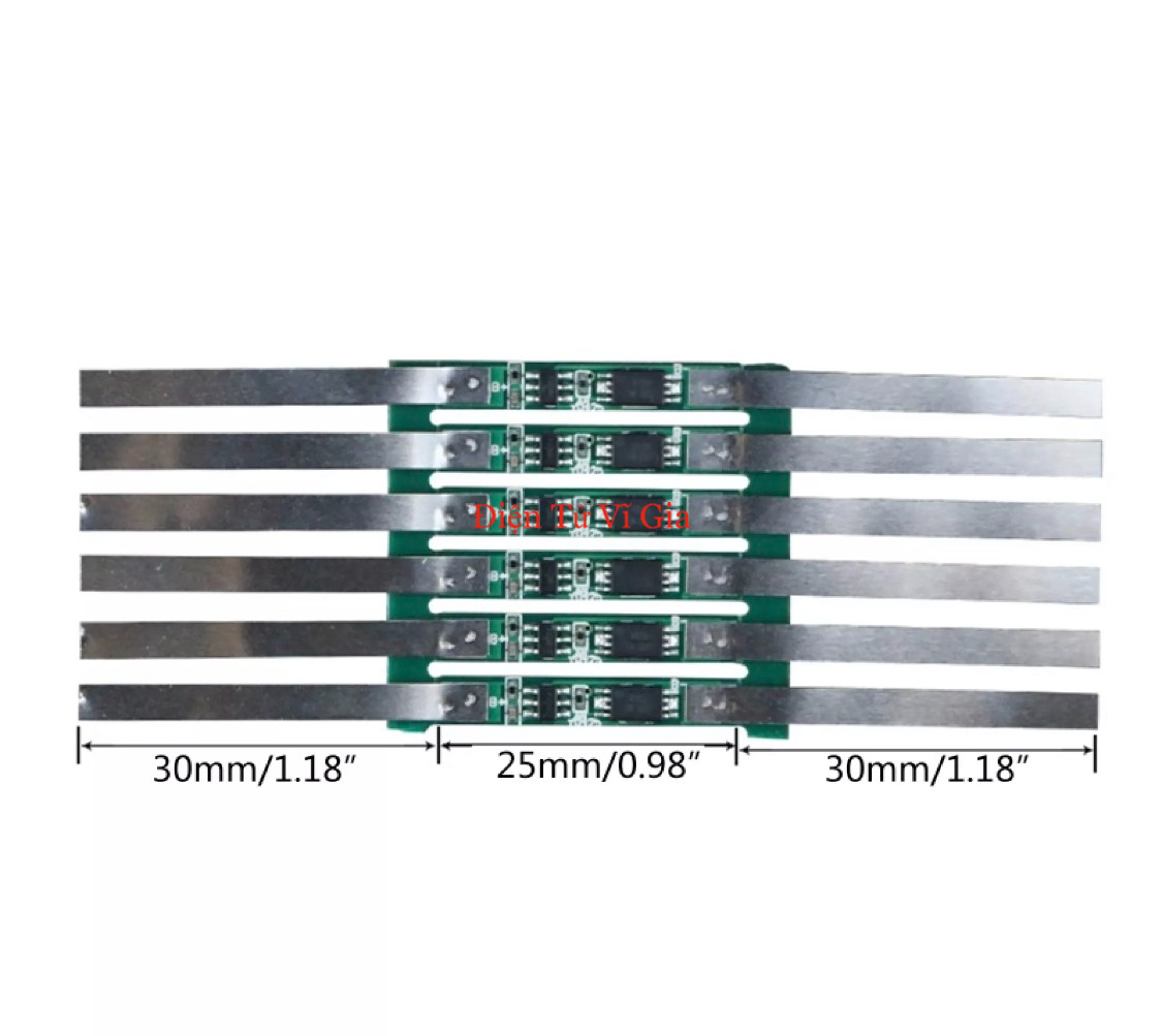 Mạch 1S3A bảo vệ sạc xả pin Li-Ion 3.7V