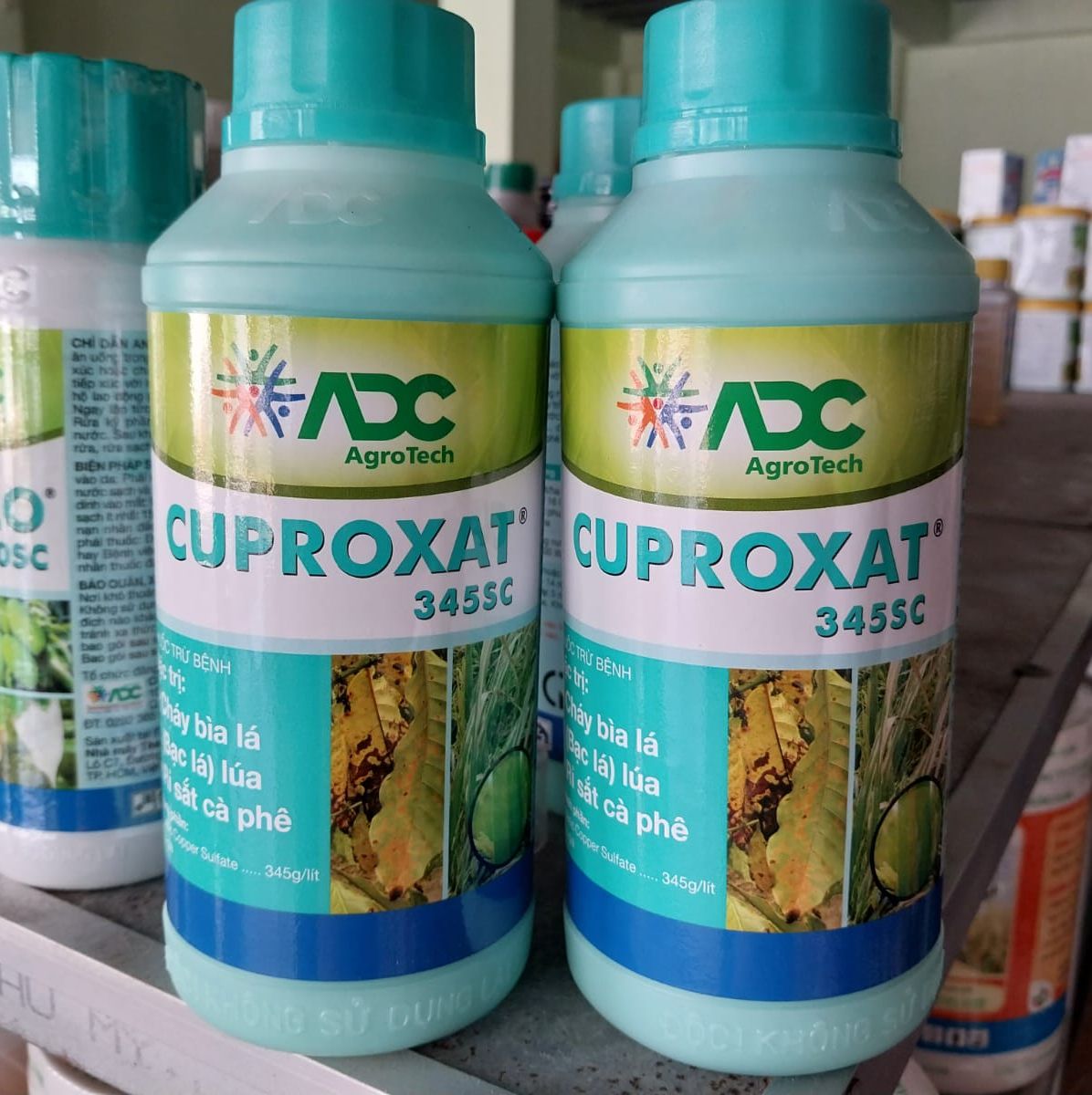 Cuproxat 345sc thuốc trừ bệnh gốc đồng của cty adc chai 500ml