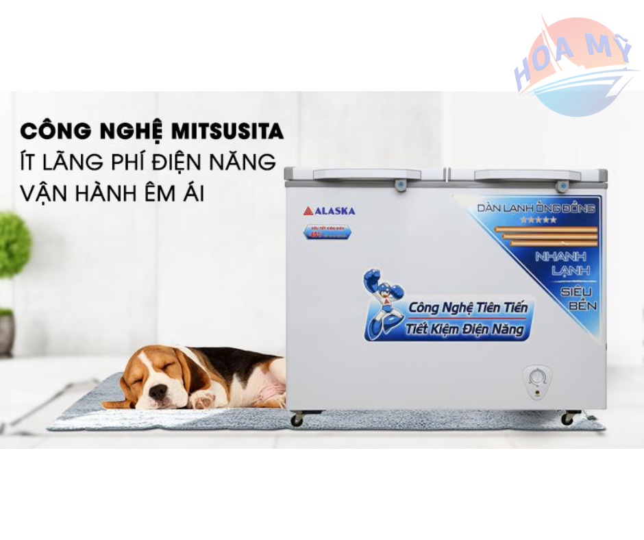 Tủ Đông/Mát ALASKA 350Lít BCD-3568N