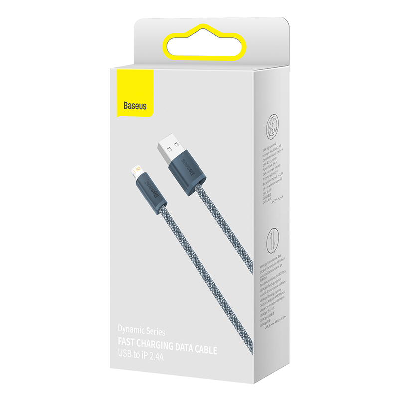 Cáp Sạc Nhanh Lightning Baseus Dynamic Series cho iPhone ( USB to Lightning, 2.4A Fast Charging Data Cable)