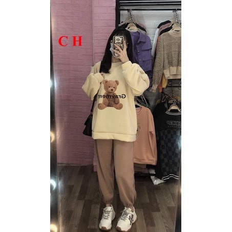 BỘ NỈ GẤU GRA CH94
