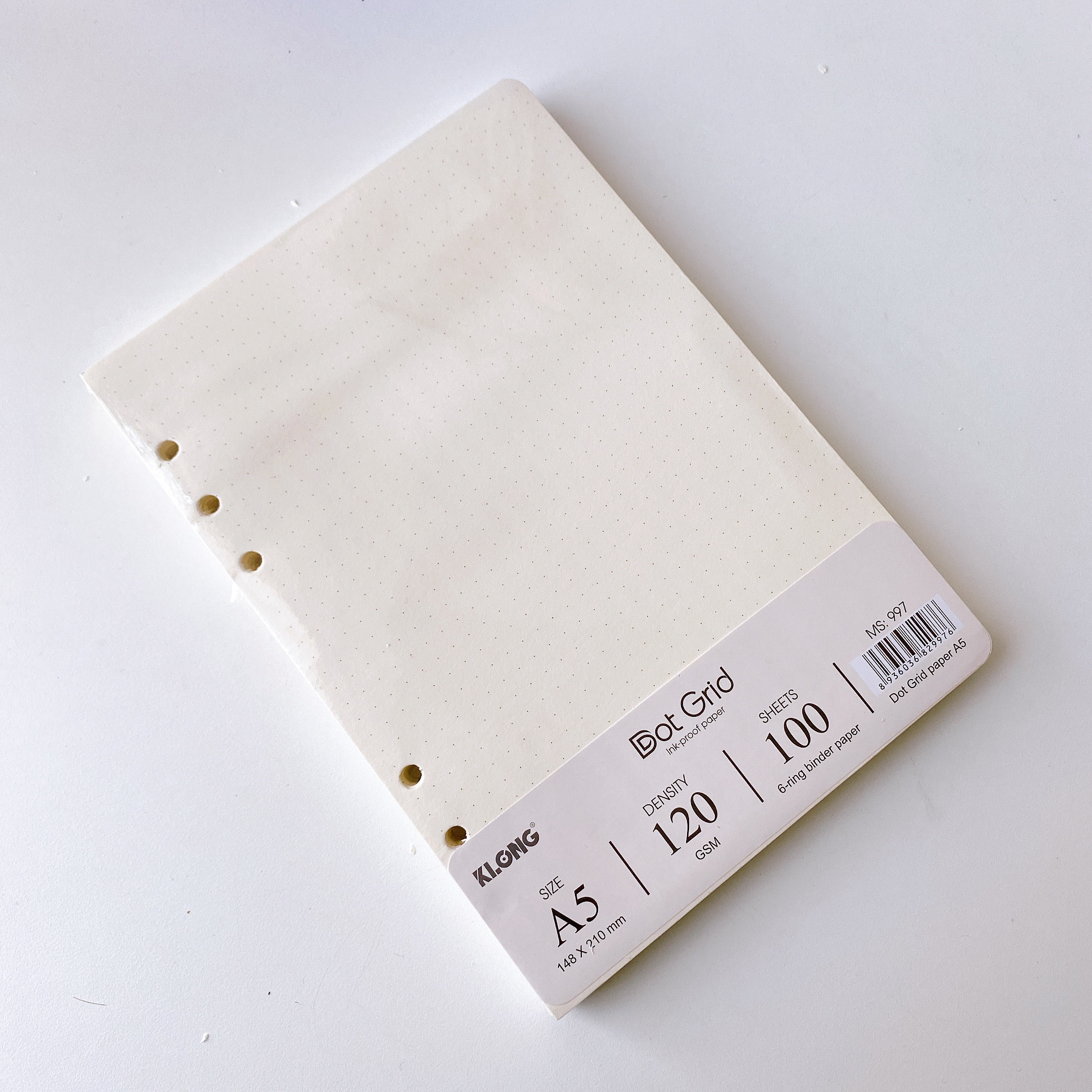 Ruột Sổ Còng - Giấy Refill Klong - Dot Grid / Caro size A4 A5 B5 - Hidari