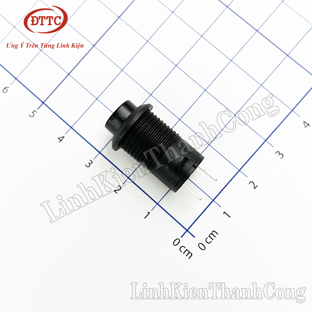 Nút nhấn giữ ds-428 tròn 12mm màu đỏ, màu đen, màu xanh lá, màu xanh dương