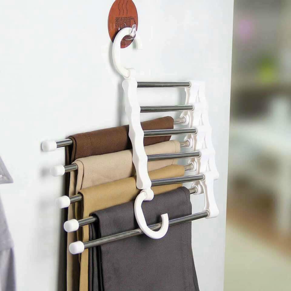 Combo 02 Móc Treo Quần Áo Đa Năng Gấp Gọn Dễ Dàng