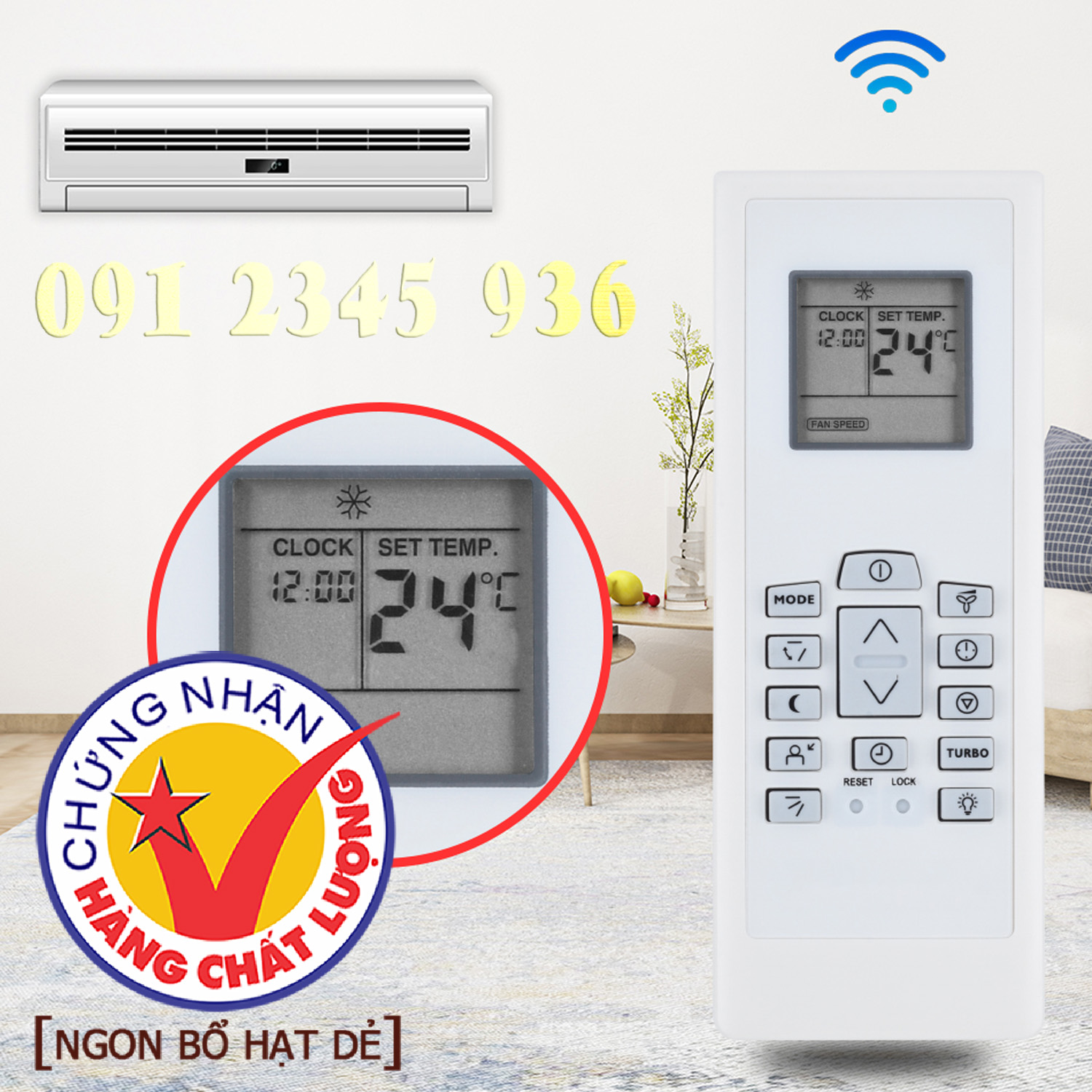 Điều khiển Electrolux [HÀNG ĐẸP] cho điều hòa. (Mẫu số 3)