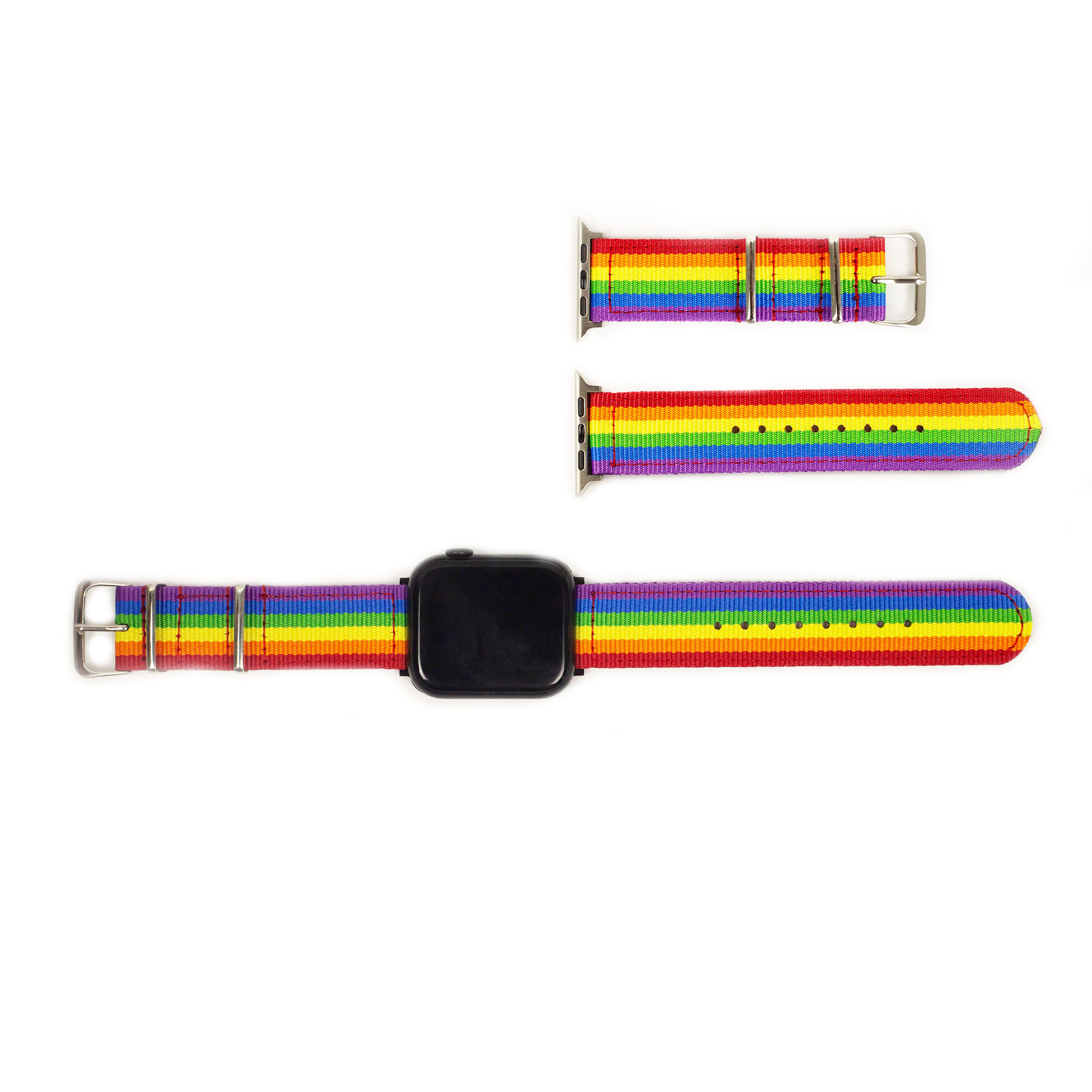 Dây apple watch vải dù D126 thoải mái đi trời mưa, dây đeo apple watch series 3, 4, 5, 6, SE, size 38mm-40mm-42mm-44mm