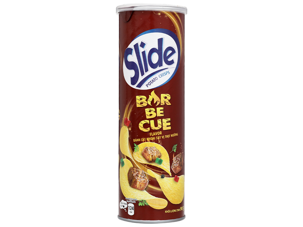 Snack khoai tây 90g slide vị thịt nướng