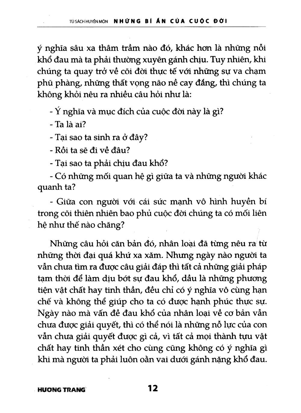 [HCM]Tủ Sách Huyền Môn - Những Bí Ẩn Cuộc Đời
