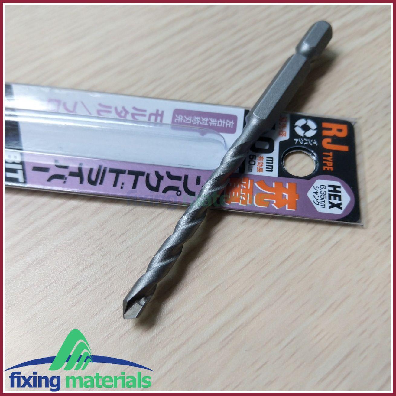 [HCM]Mũi khoan tường Unika RJ 3.0x90 (Đuôi lục giác 6.35mm dùng cho máy bắt vít)