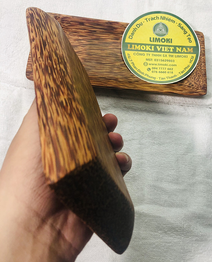 [HCM]Dĩa Gỗ Dừa Hình Chữ Nhật 21x9.5x2cm