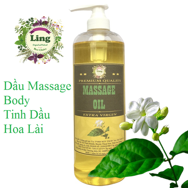 Dầu Massage Body Tinh Dầu Hoa Lài Thiên nhiên 100% 500ml-1000ml dùng cho mọi loại da