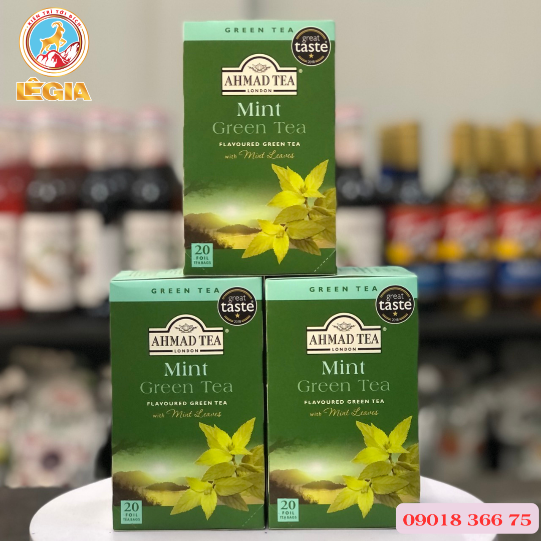 Trà xanh ahmad bạc hà cay 40g