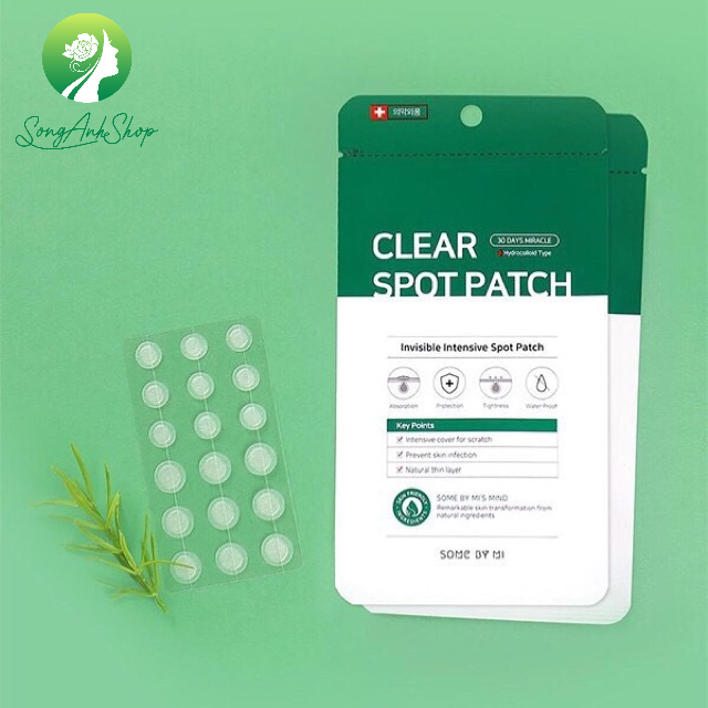 Miếng Dán Mụn Some By Mi Clear Spot Patch (gồm 18 miếng tròn)