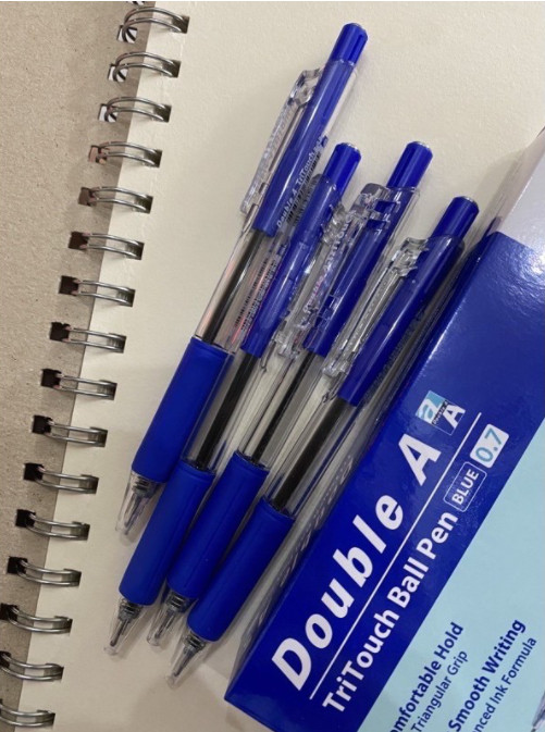 Bút bi Double A TriTouch Ball Pen 0.7mm  - Thái Lan (1 cây)
