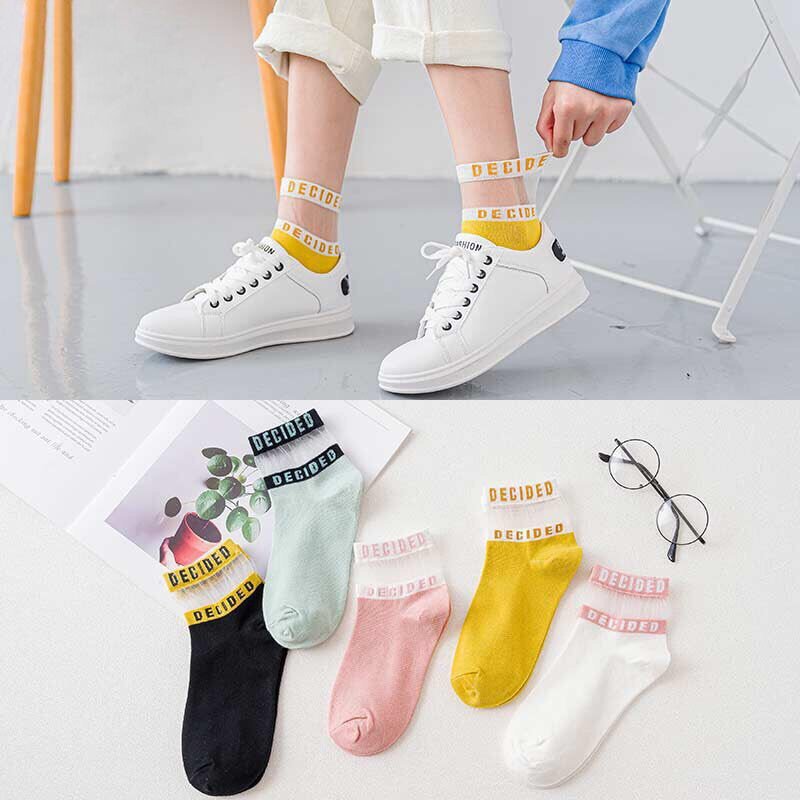 ComBo 5 đôi vớ nữ cotton cao cấp( vớ siêu co giãn, thắm hút tốt)