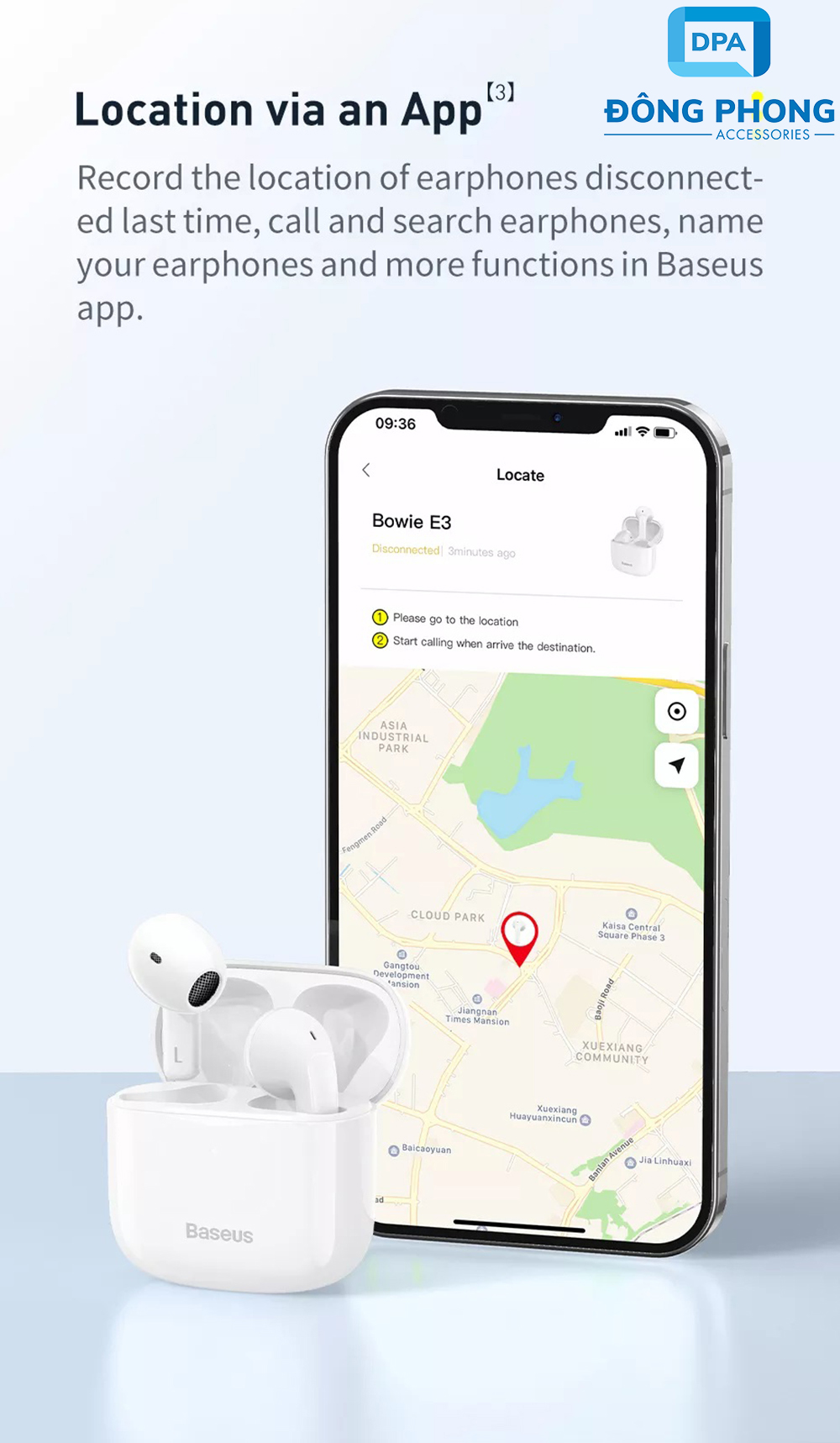 Tai Nghe Bluetooth Baseus Bowie E3 True Wireless Earbuds Chính Hãng
