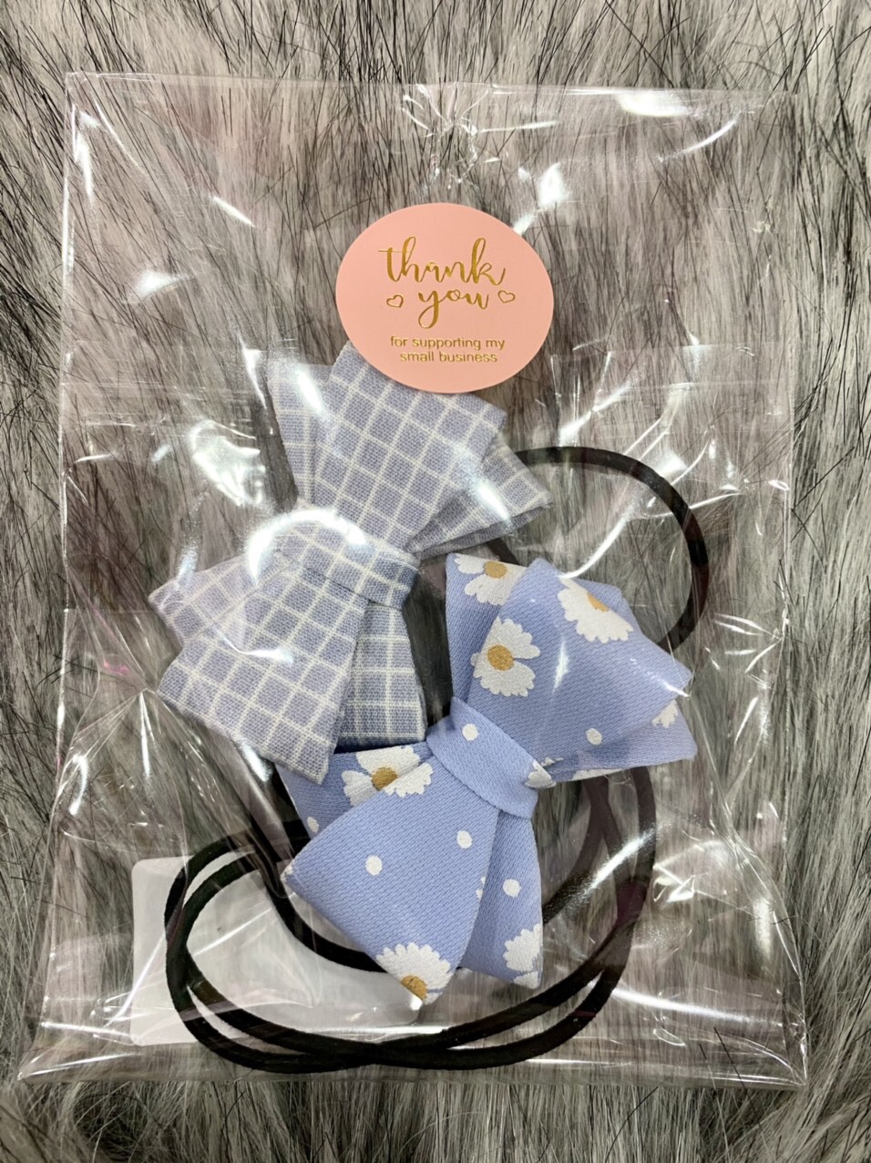 Cột tóc nơ set 2 cái